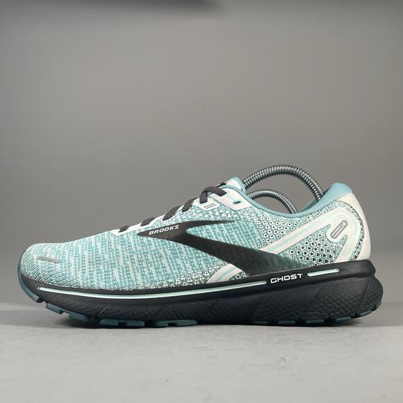 Brooks Shoes - Brooks Ghost 14 Womens 10.5B Green Running Shoe Athletic Walking Gym Sneaker GUC